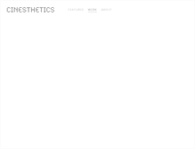 Tablet Screenshot of cinesthetics.com